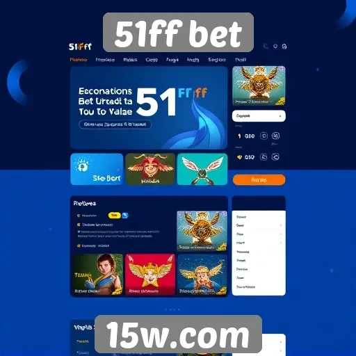 Interface do usuário do site 51ff bet é intuitiva